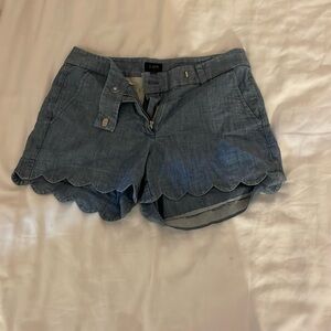 women’s J. crew denim shorts